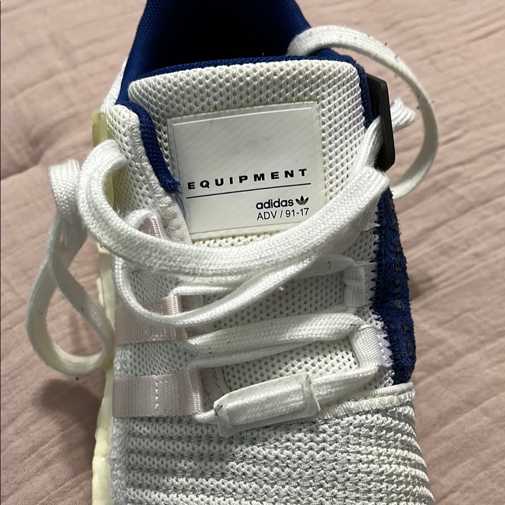 Adidas EQT OG White and Blue Sneakers
